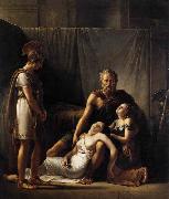 KINSOEN, Francois Joseph The Death of Belisarius- Wife oil painting on canvas